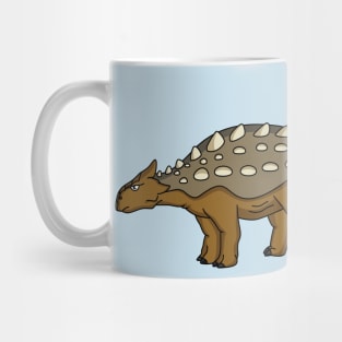 Ankylosaurus armoured dinosaur illustration Mug